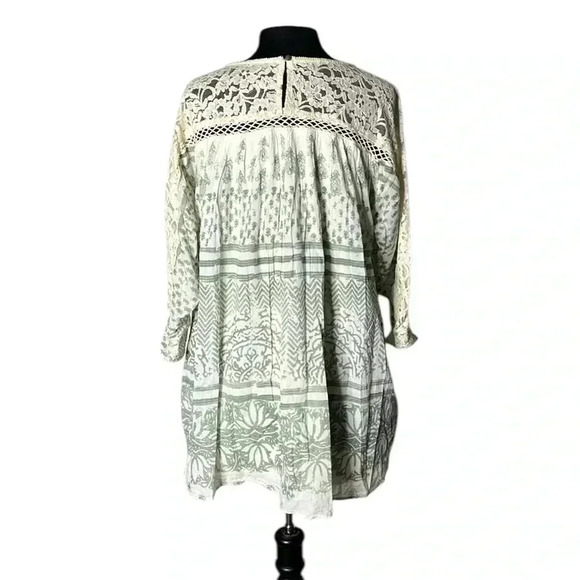 FREE PEOPLE Sun Daze Mini Shift Dress Ivory Lace Size S - Picture 4 of 12